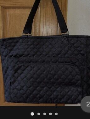 THIRTY ONE Hostess EXCLUSIVE Reversable Double QUILTED UTILITY TOTE BAG NWOT